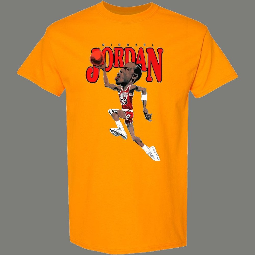 Retro MJ Caricature Quality Shirt - Picture 3 of 6
